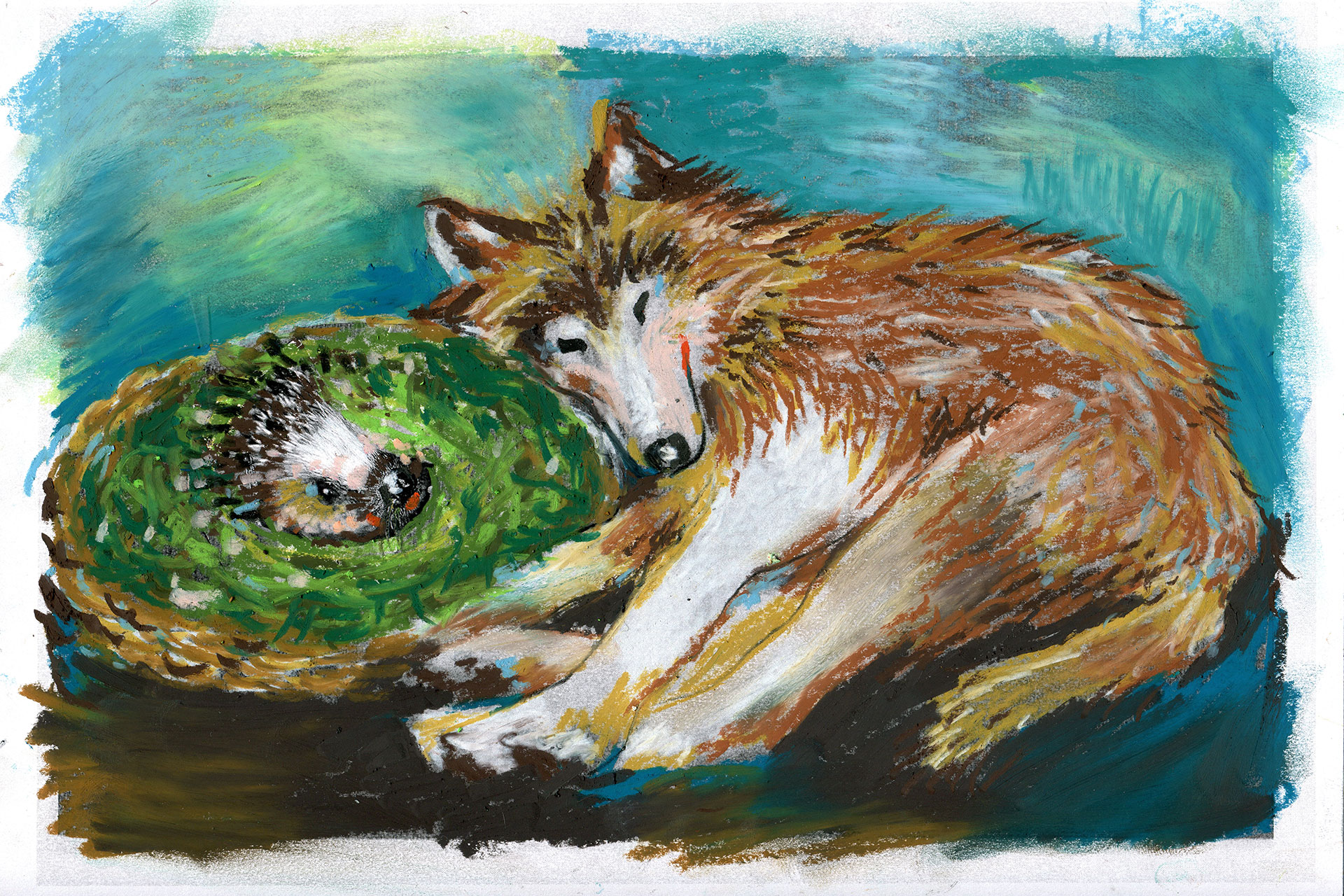 MirjamPierig_Brainheart_Illustrationen_Igelbuch_Kora_findet_Balthasar_Innenseite04_1280px Illustrations-StilARTen